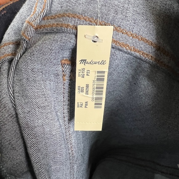 Madewell Roadtripper Jeggings 29P Darkwash, NWT - Picture 9 of 11